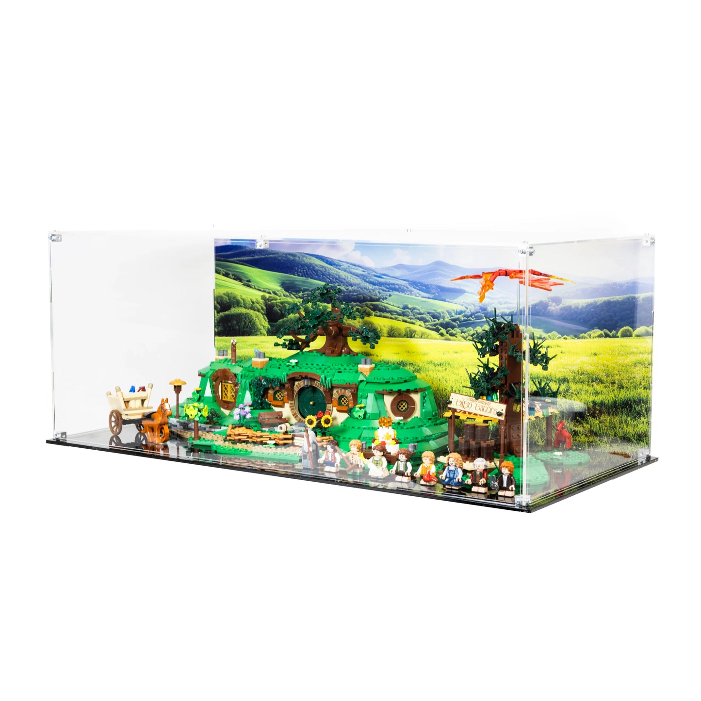 Premium Acrylic Display Case for LEGO LOTR: The Shire 10354