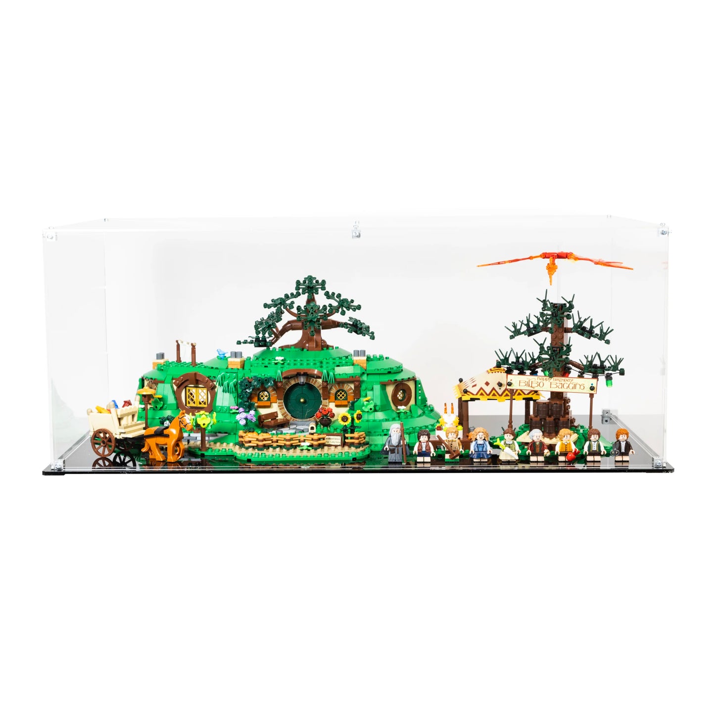 Premium Acrylic Display Case for LEGO LOTR: The Shire 10354