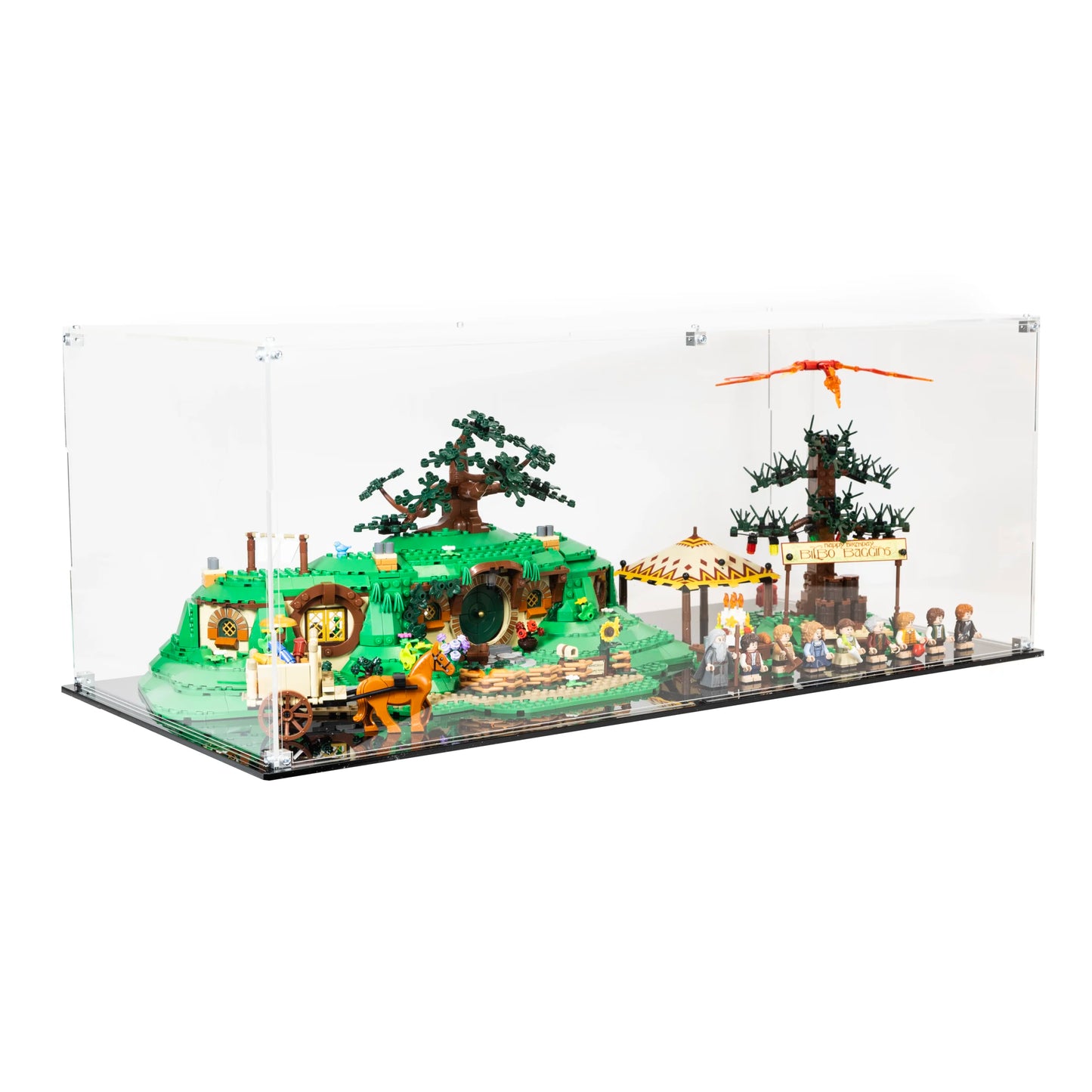 Premium Acrylic Display Case for LEGO LOTR: The Shire 10354