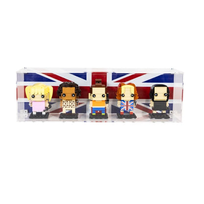 Acrylic Wall Display Case for LEGO BrickHeadz Spice Girls Tribute 40548