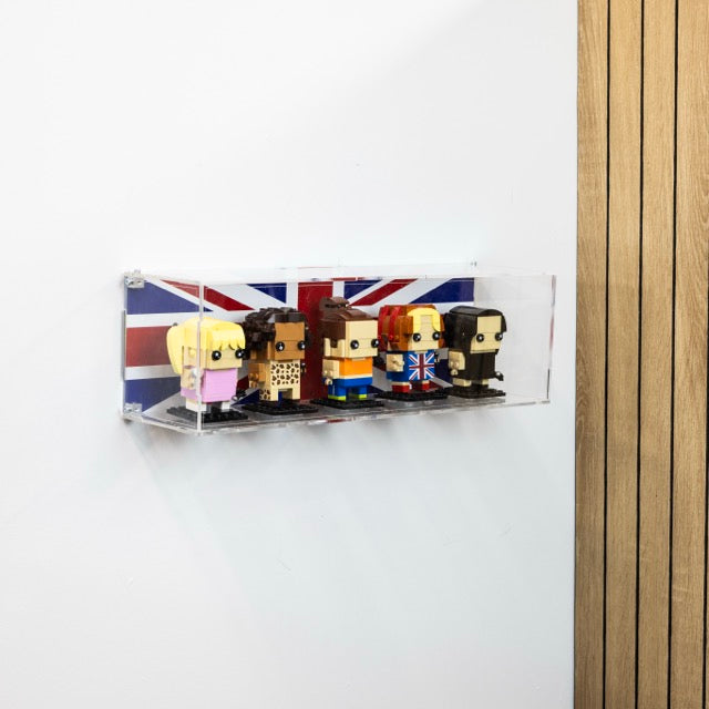 Acrylic Wall Display Case for LEGO BrickHeadz Spice Girls Tribute 40548