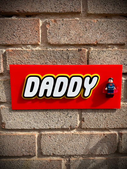 Dad/Daddy 3D Stacked Acrylic Name Plaque