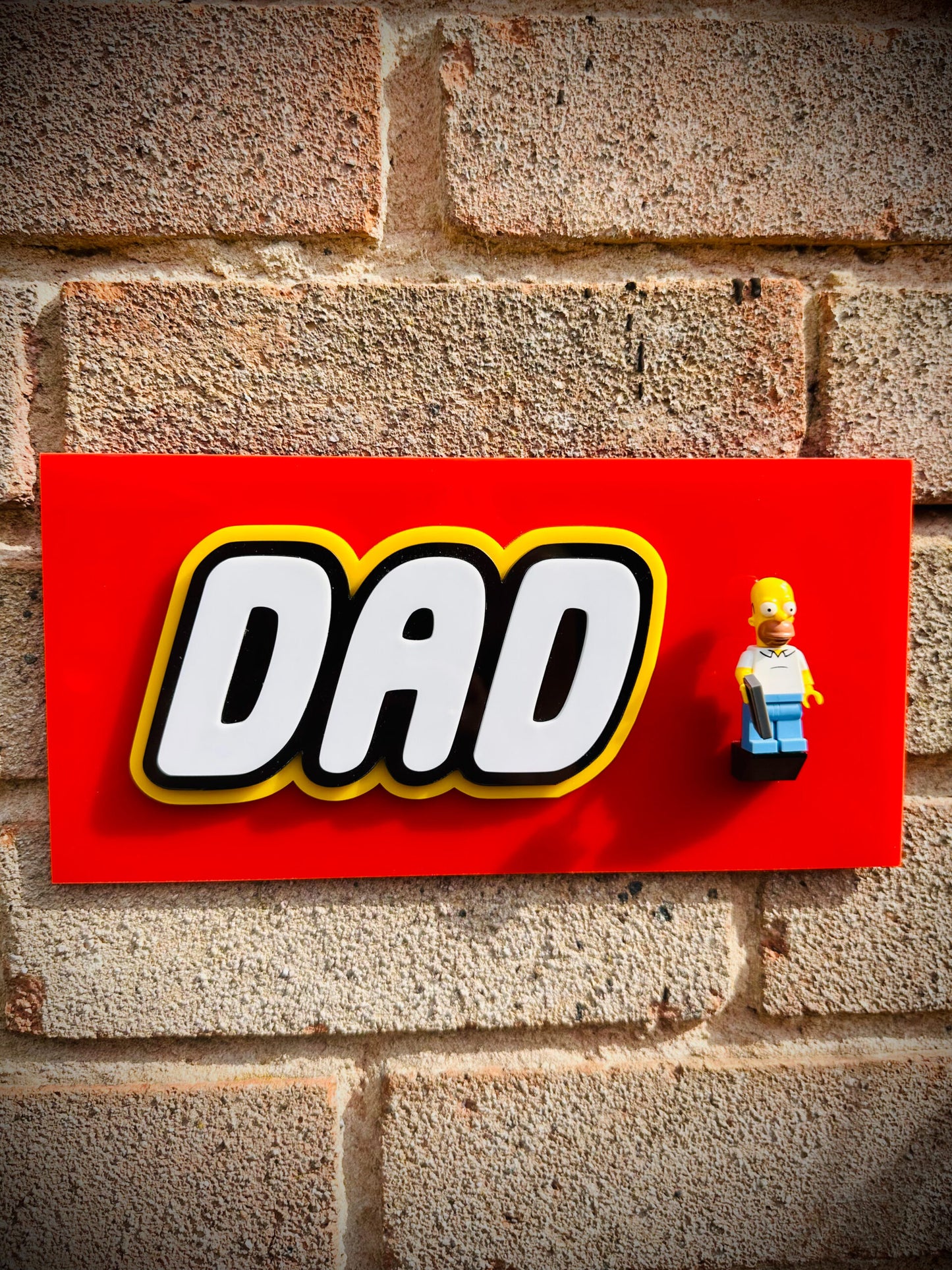 Dad/Daddy 3D Stacked Acrylic Name Plaque