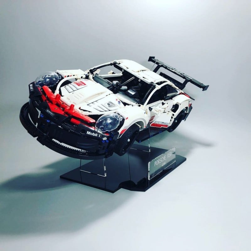 Acrylic Display Stand For LEGO Porsche  RSR