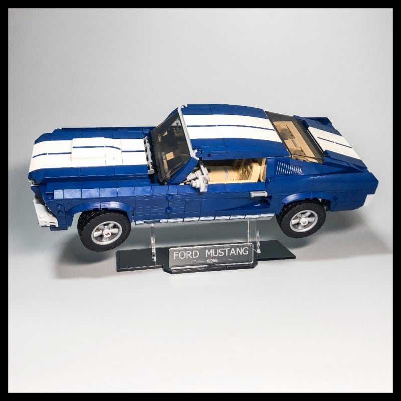 Acrylic Display Stand For The LEGO Ford Mustang Model