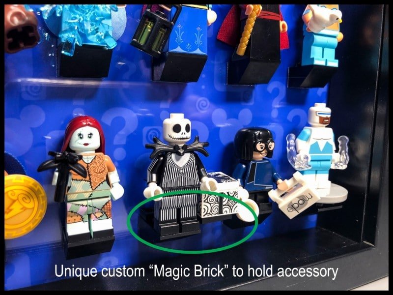 Acrylic Frame Insert For LEGO Disney Series  Minifigures Blue
