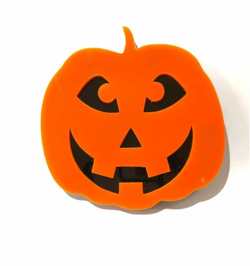 Acrylic Halloween Pumpkin Coaster