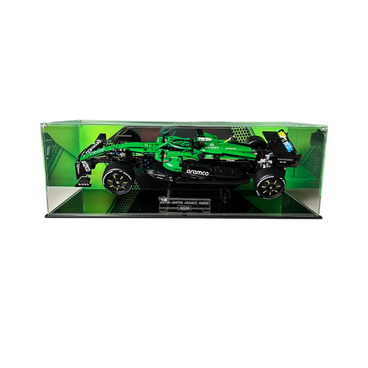 Stackable Display Case for LEGO® Aston Martin Aramco F1