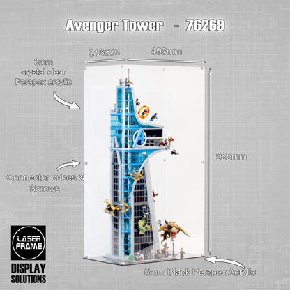 Acrylic Display Case for the LEGO Avengers Tower 76269