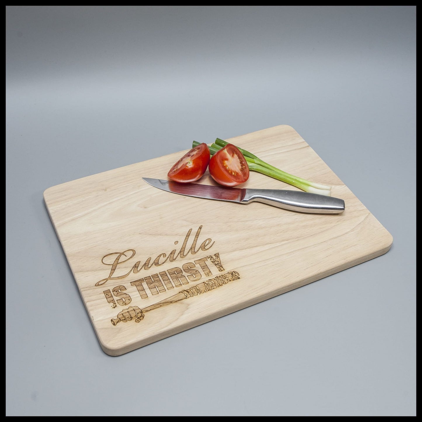 Camera edits chopping board