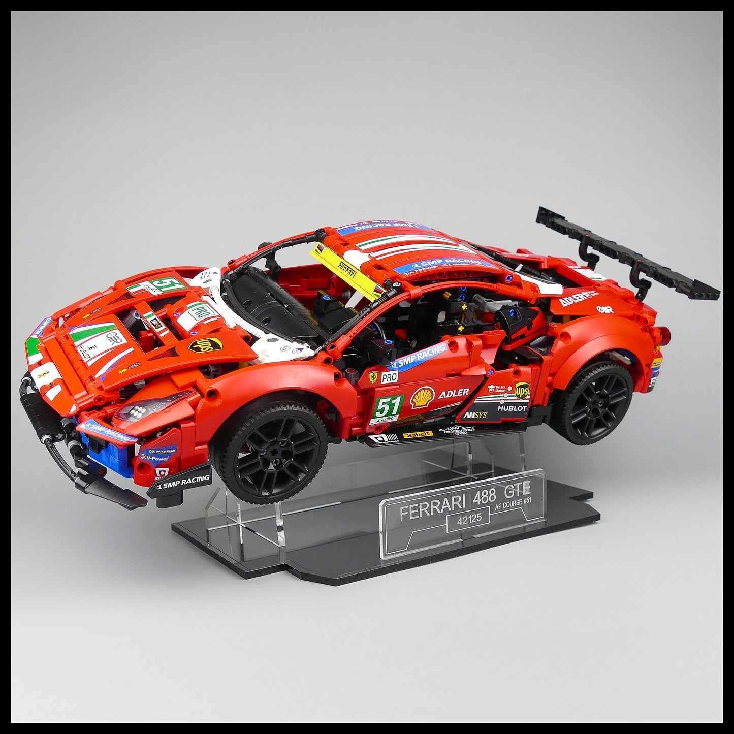 Ferrari 488 GTE “AF Corse #51” Acrylic Display Stand (42125)