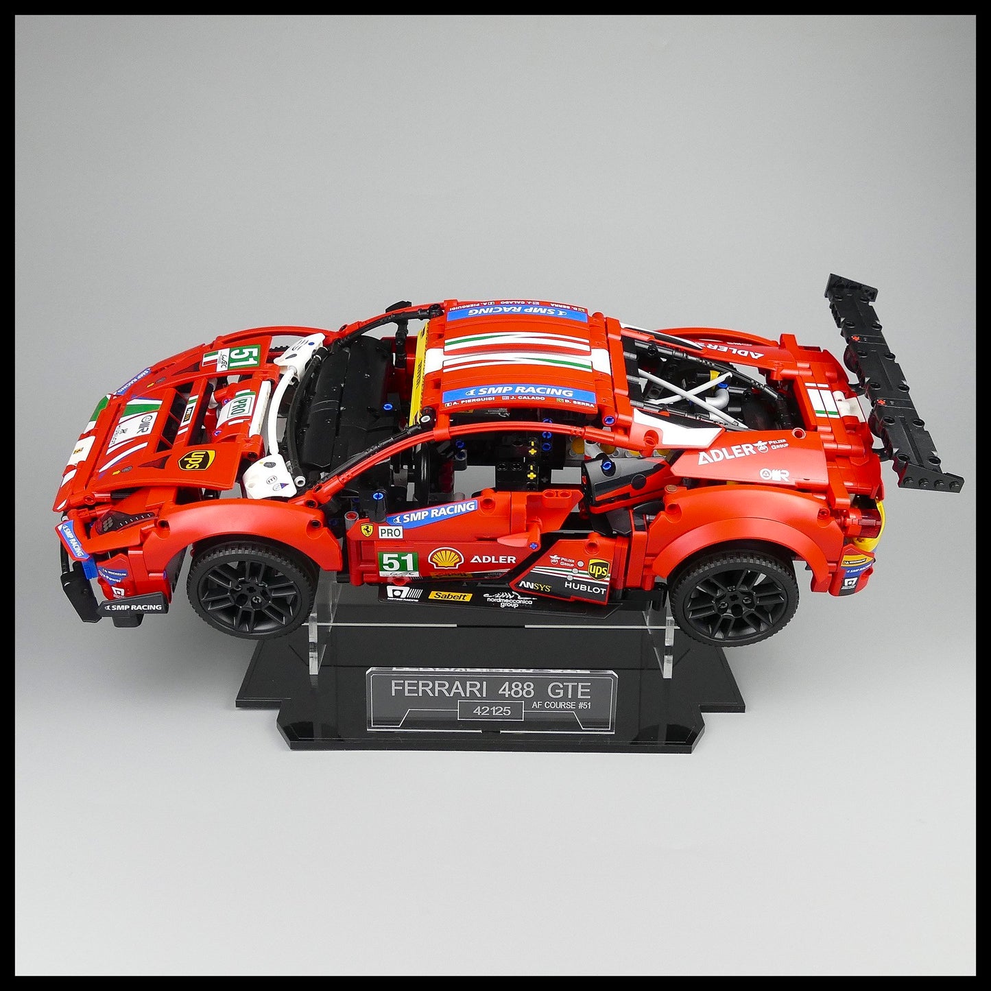 Ferrari 488 GTE “AF Corse #51” Acrylic Display Stand (42125)
