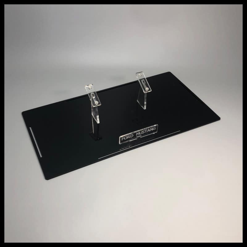 Ford Mustang Acrylic Display Case With Internal Sand