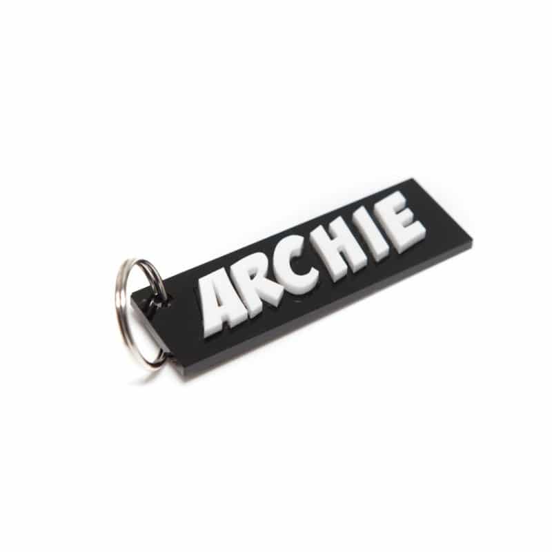 Fortnite Style Personalised Acrylic Keyring