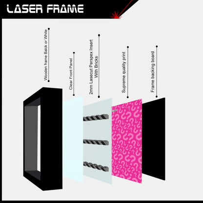Acrylic Frame Insert for LEGO Marvel Minifigure Series 2