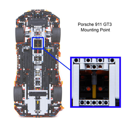 Wall mounted car stand For LEGO Porsche 911 GT3 RS 42056