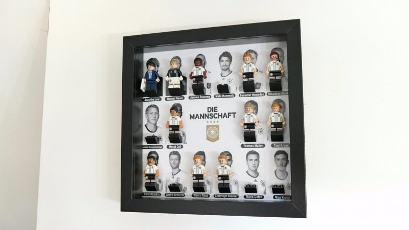 German DFB Team/Face Acrylic Minifigure Display – Laser Frame