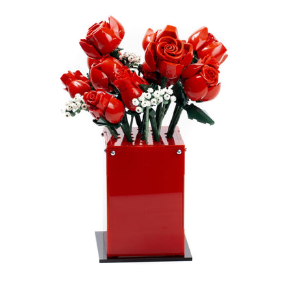 Acrylic Display Case/Vase For LEGO Bouquet of Flowers