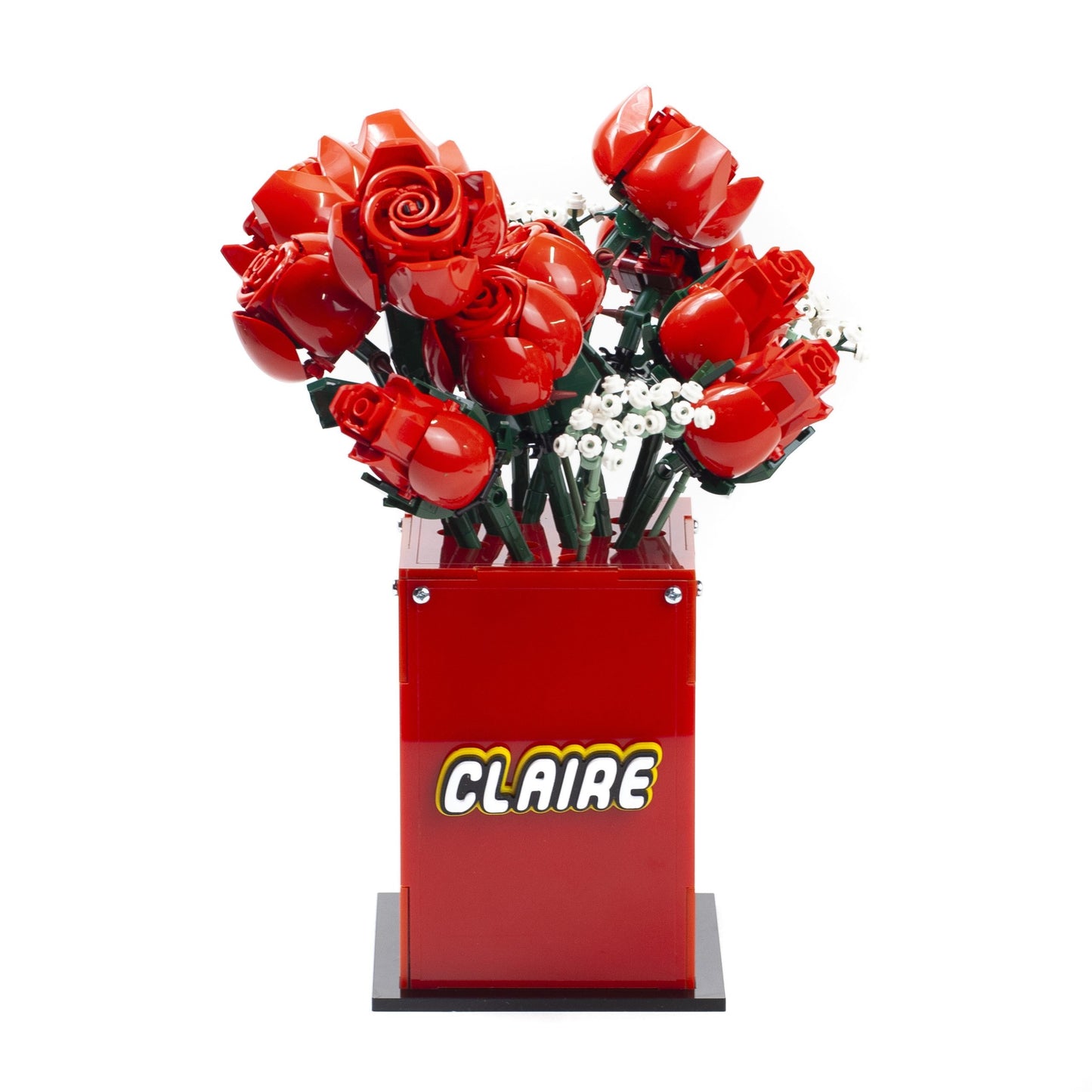 Acrylic Display Case/Vase For LEGO Bouquet of Flowers