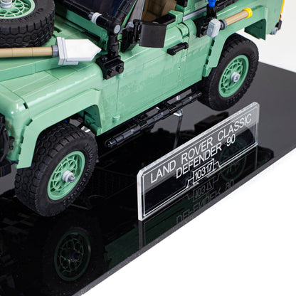 Premium Acrylic Display Case for the LEGO Land Rover Classic Defender 90 10317