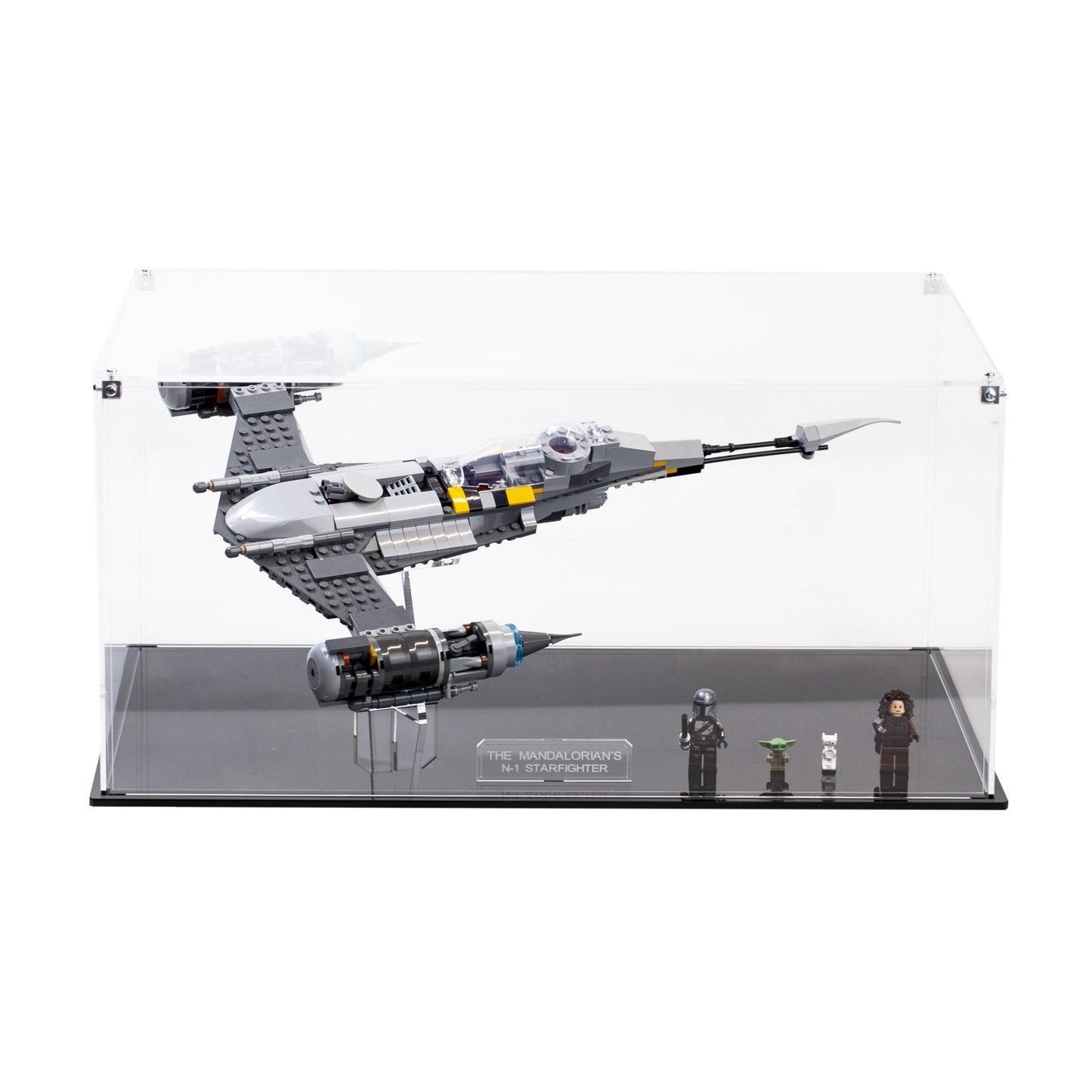 Acrylic Display Case With Internal Stand for the The Mandalorian’s N-1 Starfighter 75325