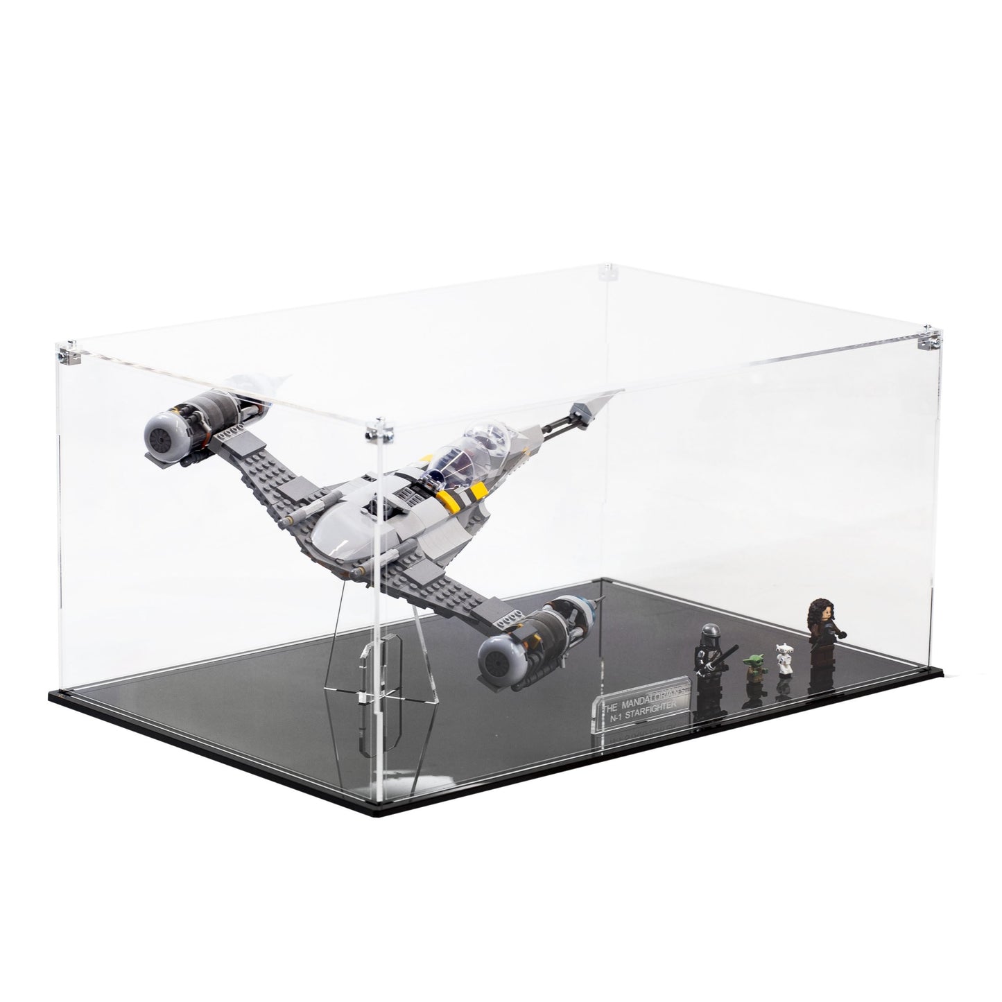 Acrylic Display Case With Internal Stand for the The Mandalorian’s N-1 Starfighter 75325