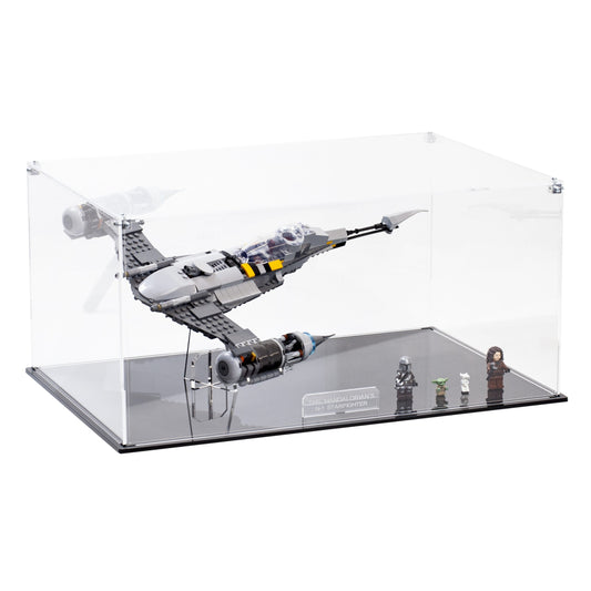 Acrylic Display Case With Internal Stand for the The Mandalorian’s N-1 Starfighter 75325
