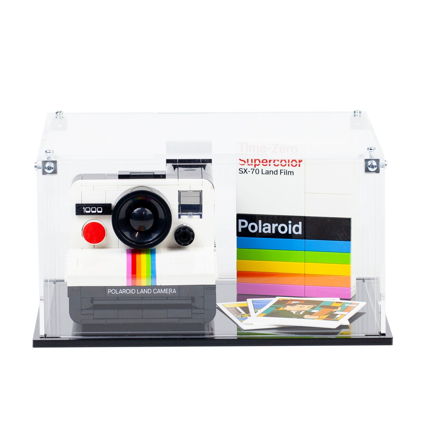 Acrylic Display Case for the LEGO Polaroid OneStep SX-70 Camera 21345