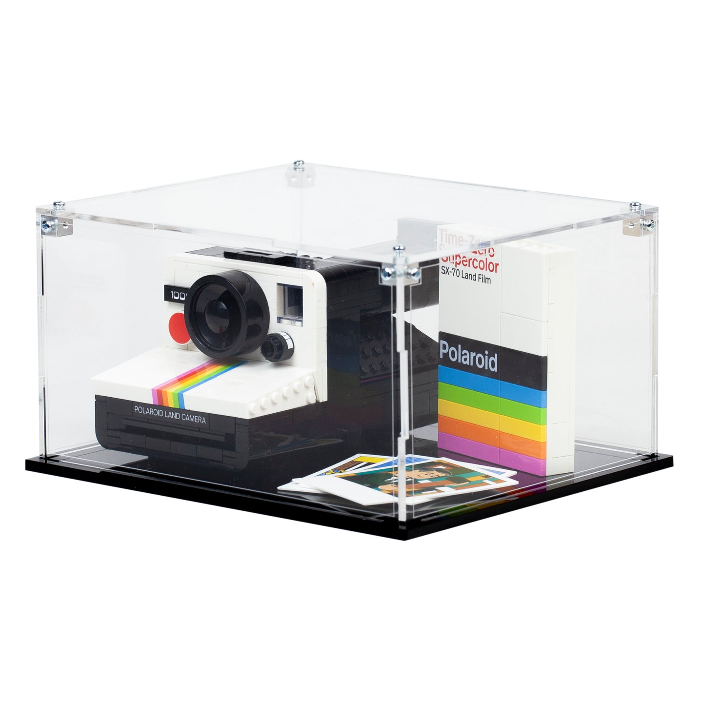 Acrylic Display Case for the LEGO Polaroid OneStep SX-70 Camera 21345