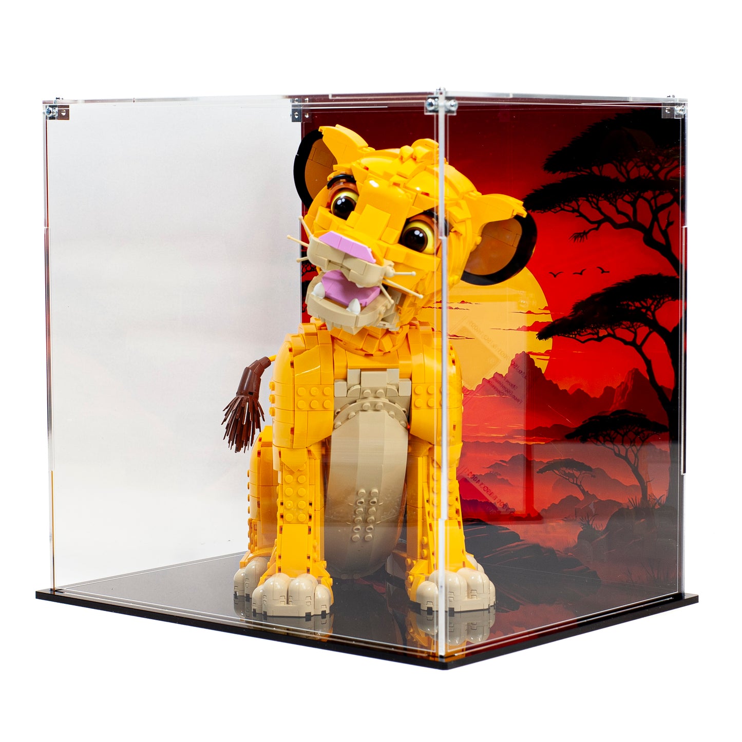 Acrylic Display Case for the LEGO® Young Simba the Lion King 43247