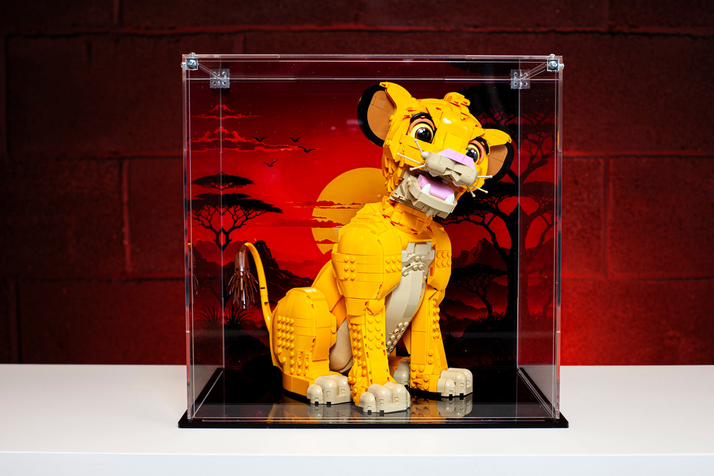 Acrylic Display Case for the LEGO® Young Simba the Lion King 43247