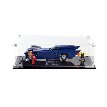 Premium Acrylic Display Case for the LEGO Batman™ with the Batmobile™ vs. Harley Quinn™ and Mr. Freeze™ 76274