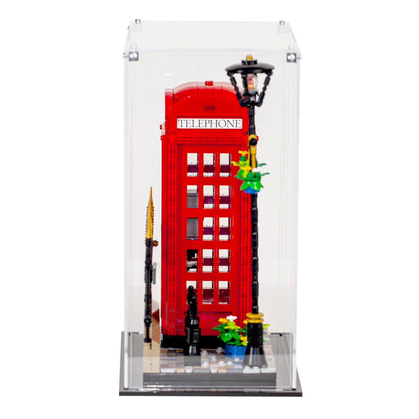 Acrylic Display Case for the LEGO Red London Telephone Box 21347