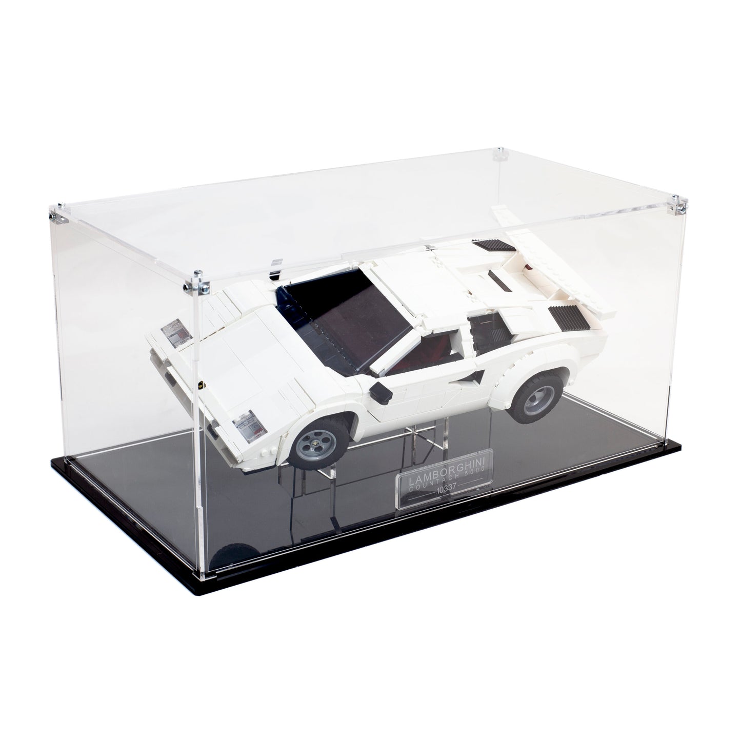 Premium Acrylic Display Case for the LEGO Lamborghini Countach 5000 Quattrovalvole 10337