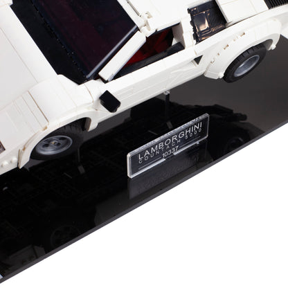Premium Acrylic Display Case for the LEGO Lamborghini Countach 5000 Quattrovalvole 10337