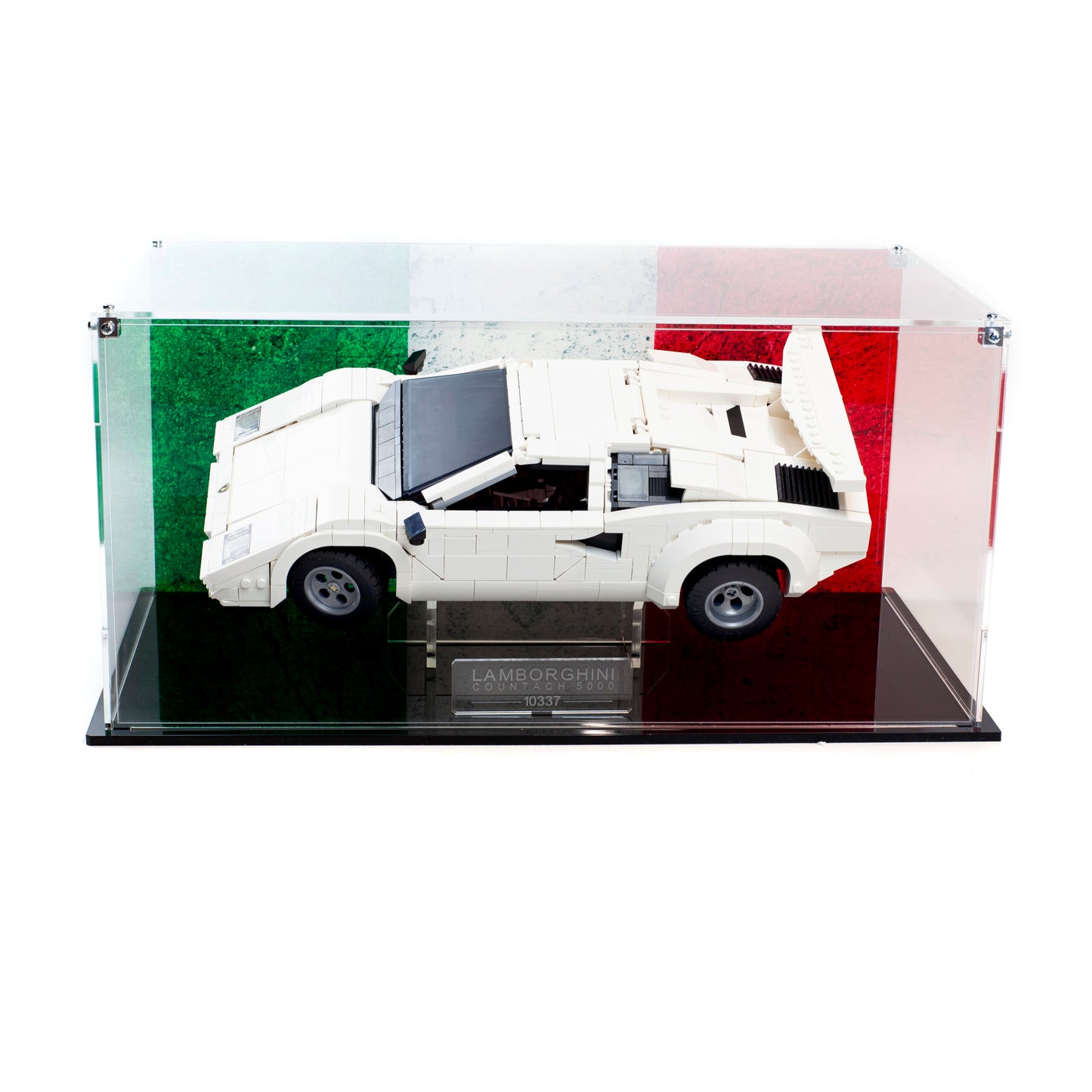 Premium Acrylic Display Case for the LEGO Lamborghini Countach 5000 Quattrovalvole 10337