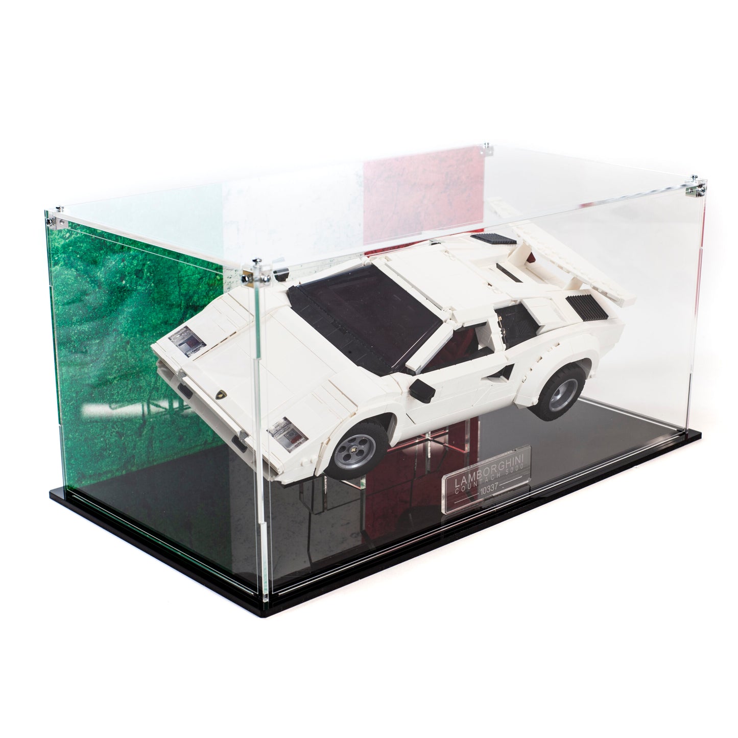 Premium Acrylic Display Case for the LEGO Lamborghini Countach 5000 Quattrovalvole 10337