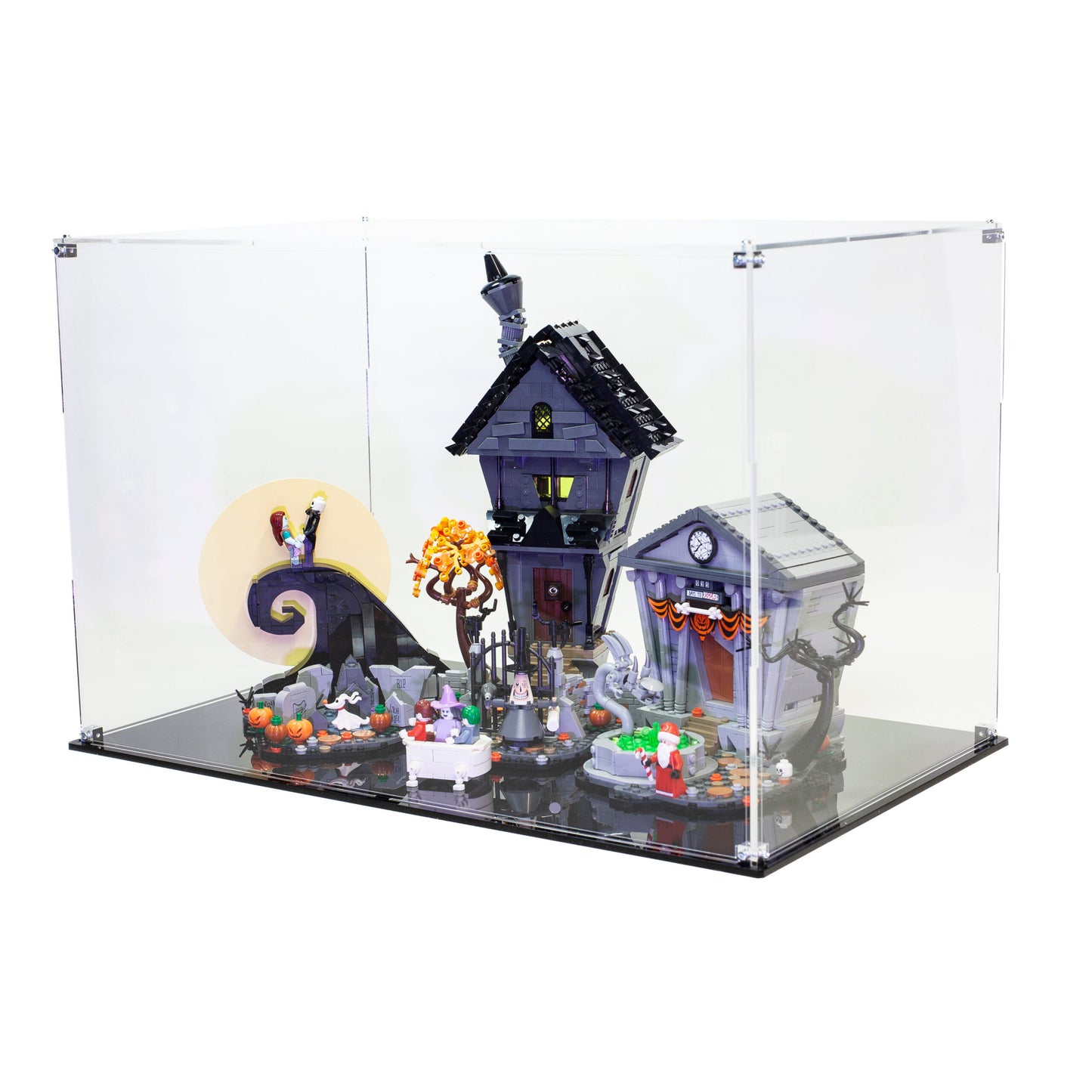Premium Acrylic Display Case for LEGO The Nightmare Before Christmas 21351