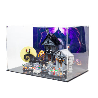 Premium Acrylic Display Case for LEGO The Nightmare Before Christmas 21351
