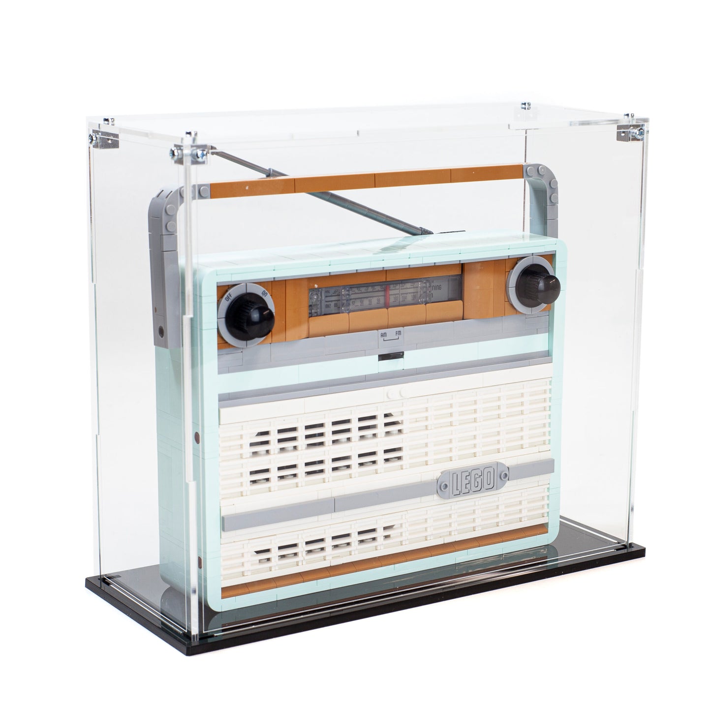 Premium Acrylic Display Case for The LEGO Retro Radio 10334
