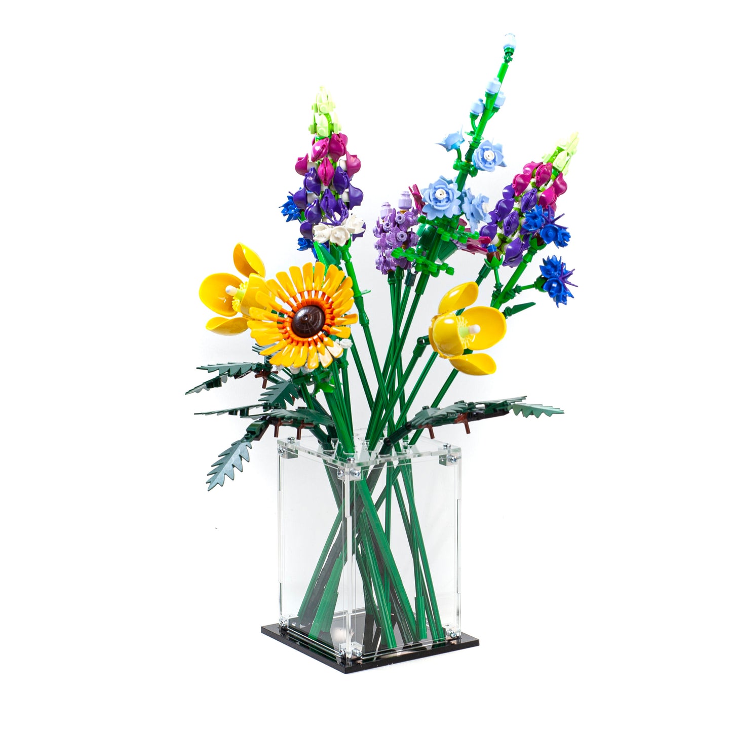 Acrylic Display Case/Vase For LEGO Bouquet of Flowers