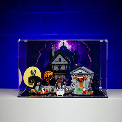 Premium Acrylic Display Case for LEGO The Nightmare Before Christmas 21351