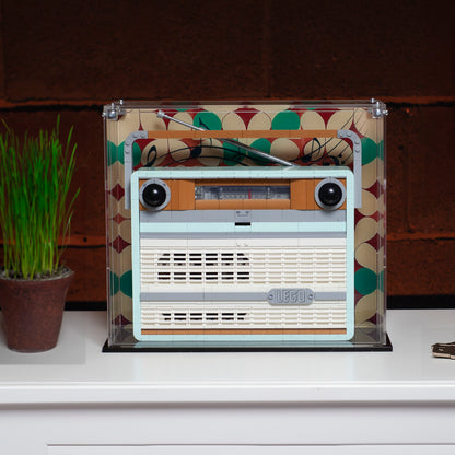 Premium Acrylic Display Case for The LEGO Retro Radio 10334