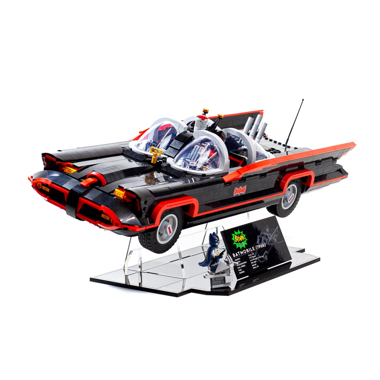 Acrylic Display Stand For LEGO Batman™: The Classic TV Series Batmobile™ 76328