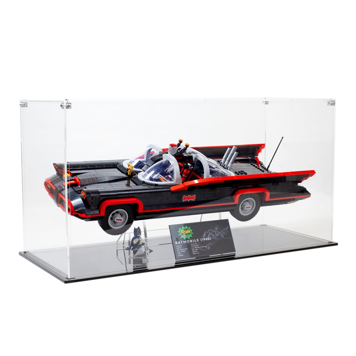 Premium Acrylic Display Case for LEGO Batman™: The Classic TV Series Batmobile™ 76328