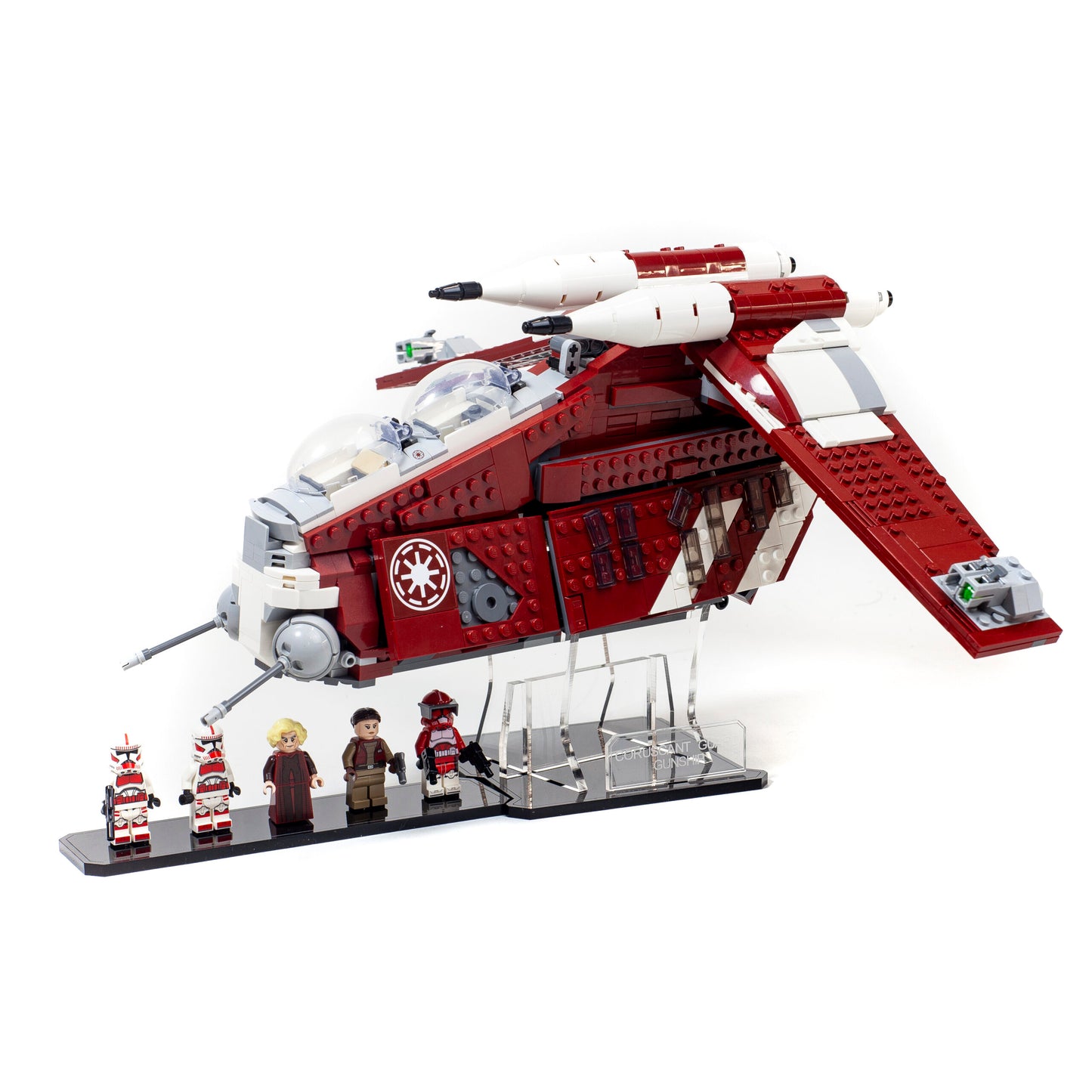 Acrylic Display Stand For LEGO Coruscant Guard Gunship™ 75354
