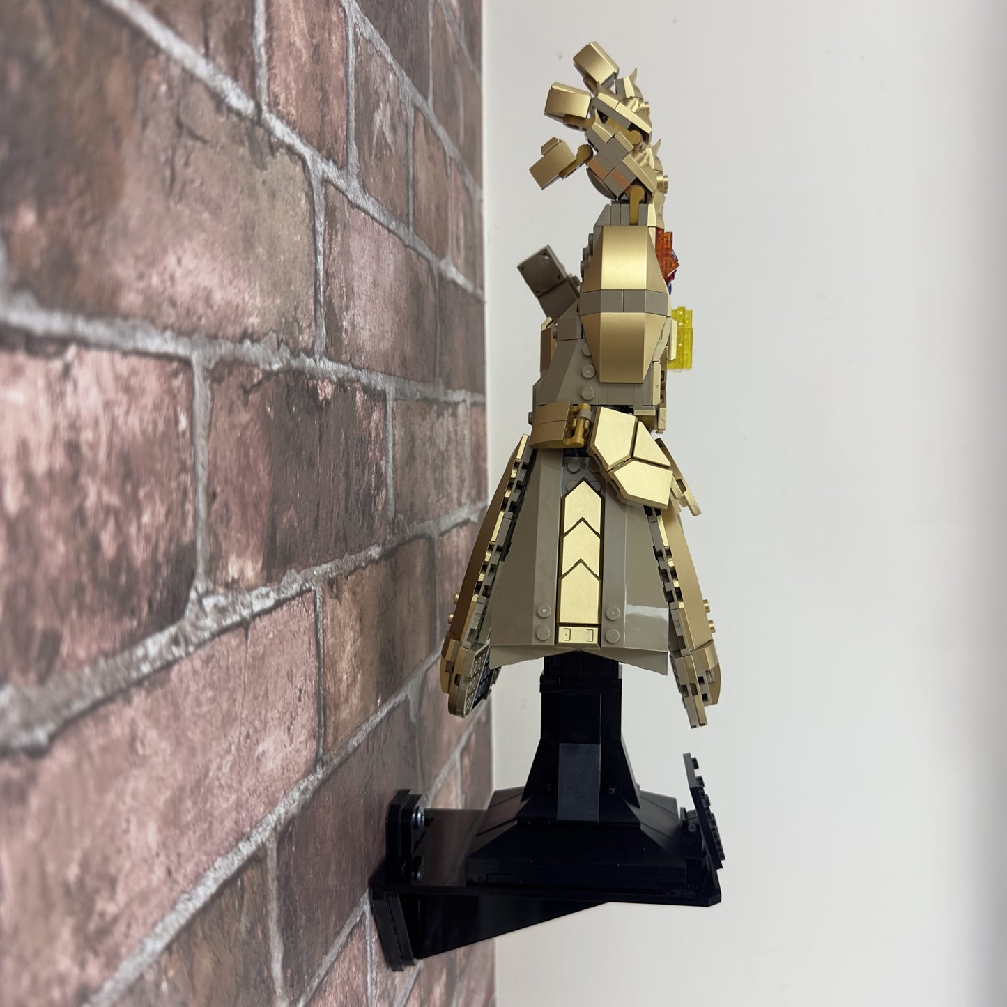 Acrylic Wall Display Stand For The LEGO Infinity Gauntlet