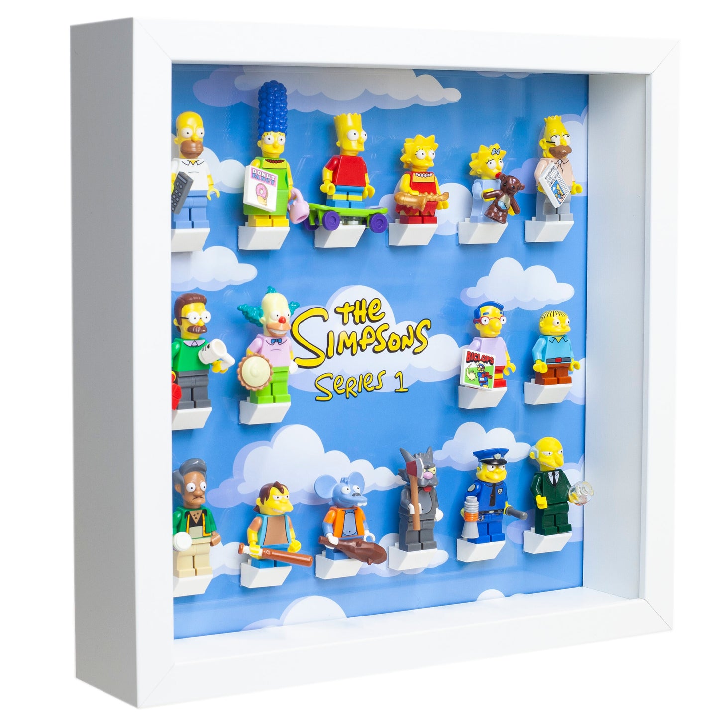 Acrylic Display Frame Insert for LEGO CMF Minifigure Simpsons Series 1