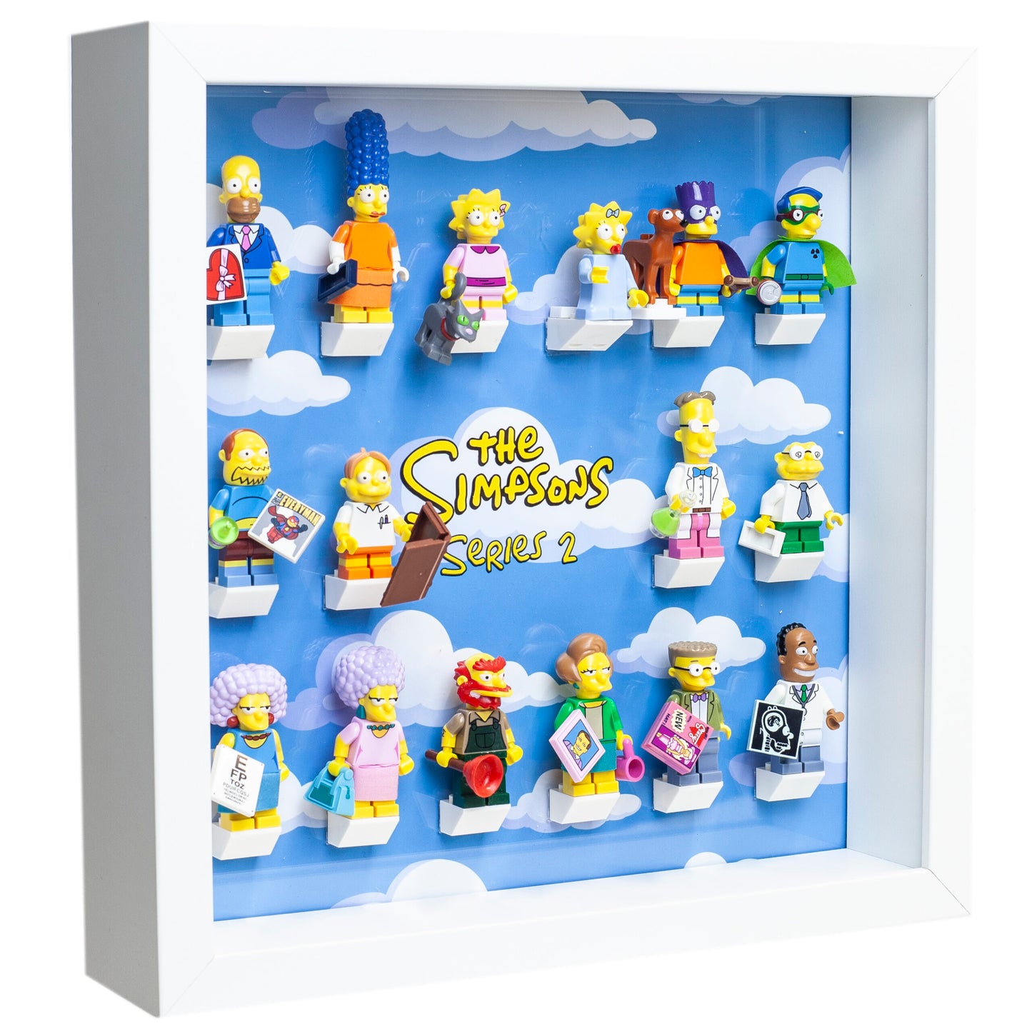 Acrylic Display Frame Insert for LEGO CMF Minifigure Simpsons Series 2