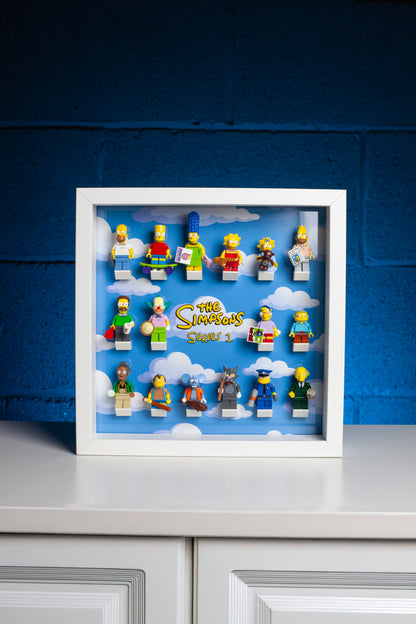 Acrylic Display Frame Insert for LEGO CMF Minifigure Simpsons Series 1